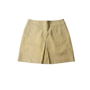 Loft Sz 14 Classic Khaki A-Line Skirt